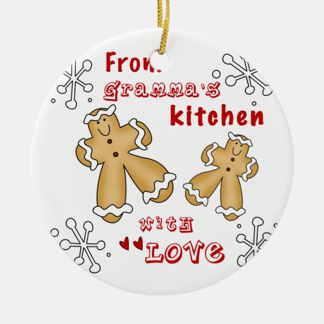 Décoration En Céramique De la cuisine de Gramma (Devant)