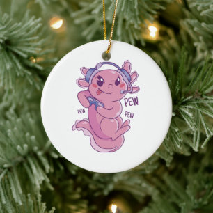 Décoration En Céramique Défi de jeu Axolotl Blast
