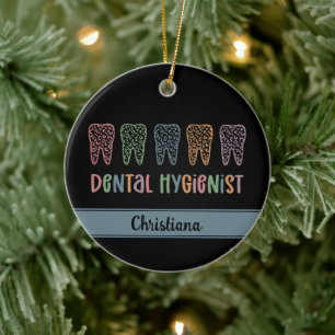 Décoration En Céramique Dentaire personnalisé Hygiéniste dents Empreintes