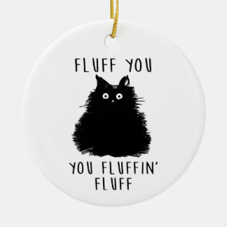 Décoration En Céramique Dessin Fluit You Black Cat