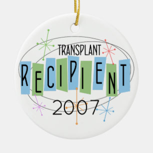 Décoration En Céramique Destinataire de transplantation personnalisable