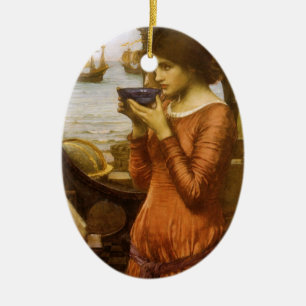 Décoration En Céramique Destiny par John William Waterhouse