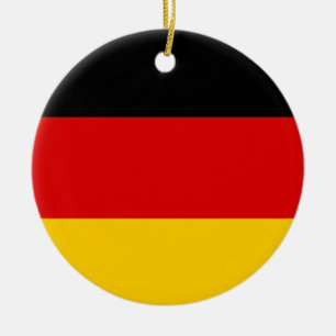 Décoration En Céramique Deutsche Bundesflagge