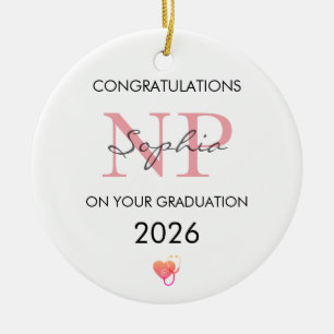 Décoration En Céramique Diplôme d'infirmière praticienne personnalisé 2026