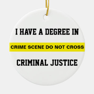 Décoration En Céramique Diplôme en justice pénale