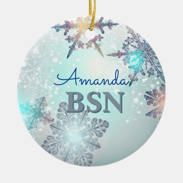 Décoration En Céramique Diplômée en soins infirmiers BSN  (Devant)
