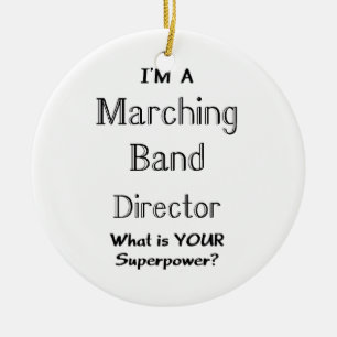 Décoration En Céramique Directeur de bande Marching