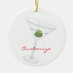 Décoration En Céramique Dirty Olive Martini Thunder_Cove