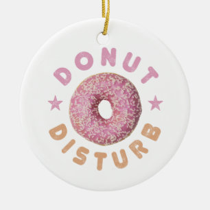 Décoration En Céramique Disturbe de Donut Chill et Snack Drôle Drôle Douce