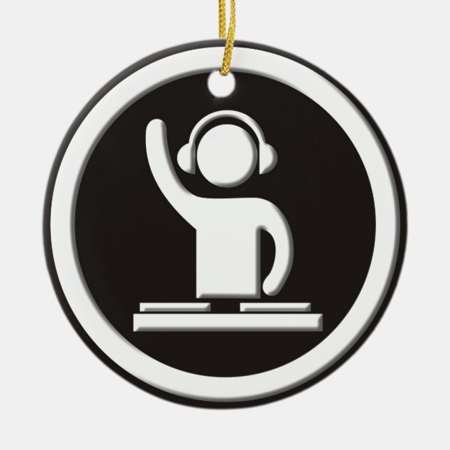 DÉCORATION EN CÉRAMIQUE DJ (Devant)