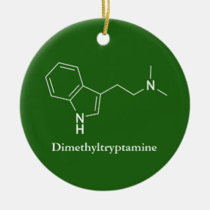 Décoration En Céramique DMT Diméthyltryptamine Molecule Chimie