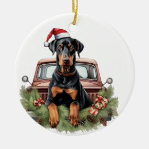 Décoration En Céramique Doberman Holi