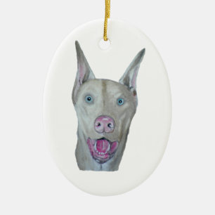 Décoration En Céramique Doberman Pinscher