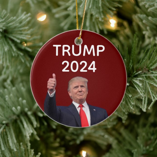 Décoration En Céramique Donald Trump 2024 (Arbre)