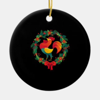 Décoration En Céramique Dons aux propriétaires de poulets de Noël moches