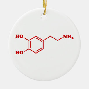 Décoration En Céramique Dopamine formule chimique moléculaire