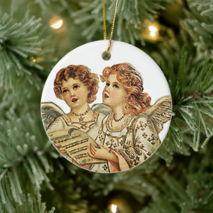 Décoration En Céramique Double Beauthful Angels