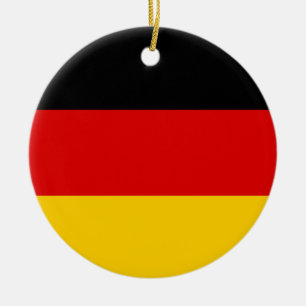 Décoration En Céramique Drapeau allemand