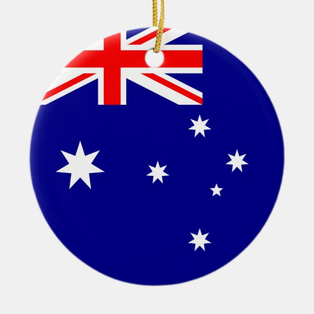 Décoration En Céramique Drapeau Australie (Devant)