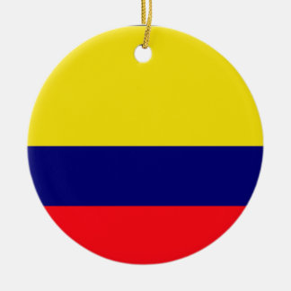 Décoration En Céramique Drapeau de Colombie
