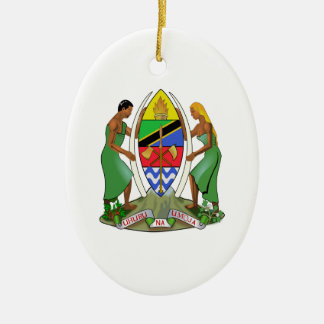 Décoration En Céramique Drapeau de la Tanzanie