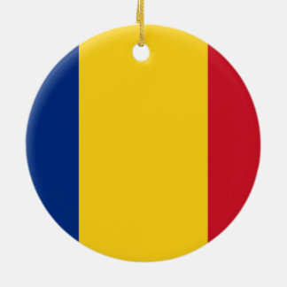Décoration En Céramique Drapeau de l'ornement roumain