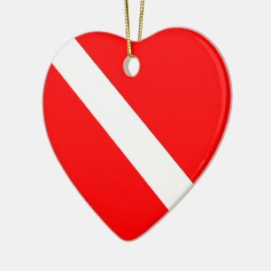 Décoration En Céramique Drapeau de plongée