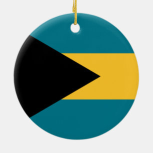 Décoration En Céramique Drapeau des Bahamas