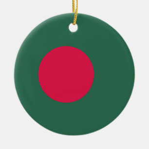 Décoration En Céramique Drapeau du Bangladesh
