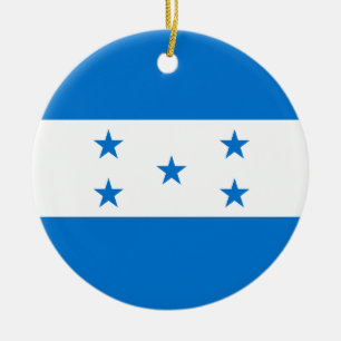 Décoration En Céramique Drapeau du Honduras
