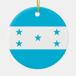 Décoration En Céramique Drapeau du Honduras
