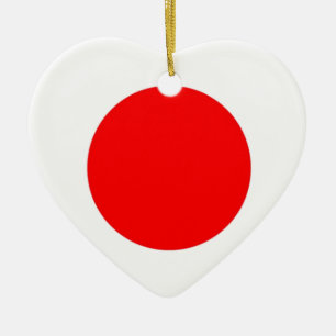 Décoration En Céramique Drapeau du Japon