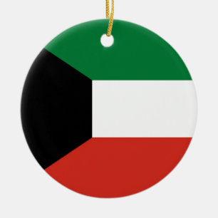 Décoration En Céramique Drapeau du Koweït