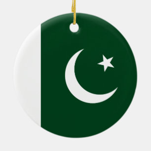 Décoration En Céramique Drapeau du Pakistan