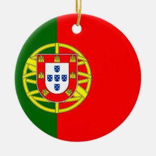 Décoration En Céramique Drapeau du Portugal