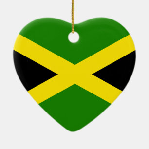 Décoration En Céramique Drapeau jamaïcain