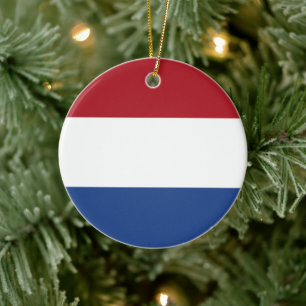 Décoration En Céramique Drapeau néerlandais