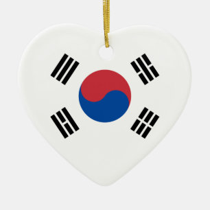 Décoration En Céramique Drapeau sud-coréen - Corée - Taegeukgi - 대 한