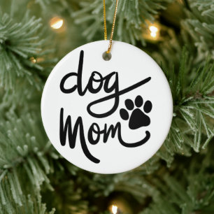 Décoration En Céramique Drôle Chien Paw Chien Maman
