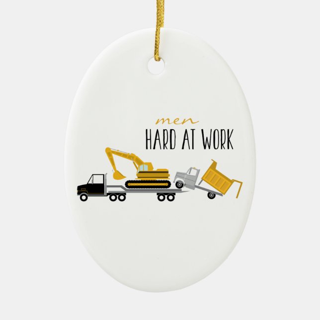 Décoration En Céramique Dur au travail (Devant)