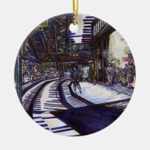 Décoration En Céramique Dusting the Piano