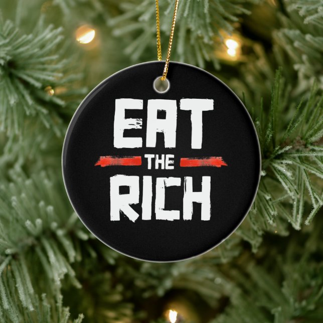 Décoration En Céramique EAT the RICH (Arbre)