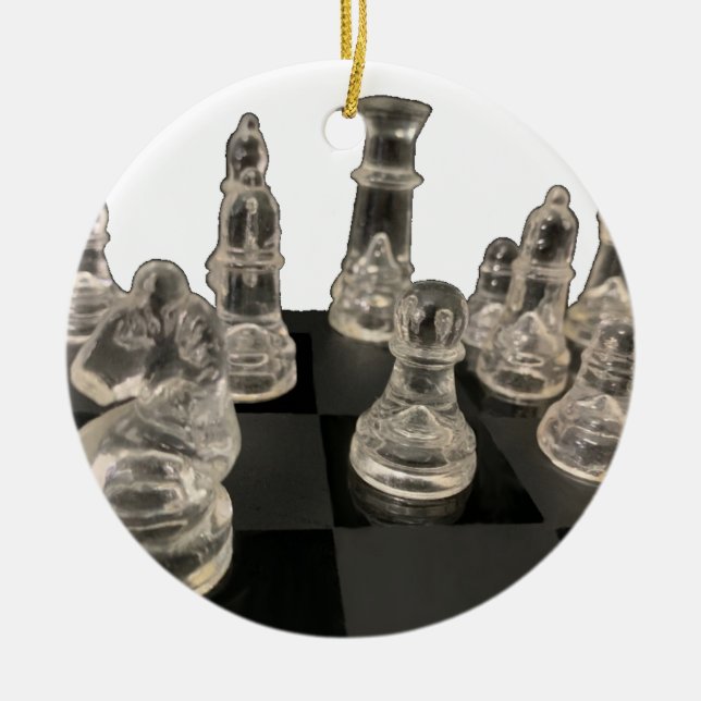 Décoration En Céramique Échecs en céramique. (Devant)