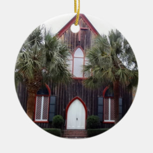 Décoration En Céramique Église de la croix - Bluffton, la Caroline du Sud