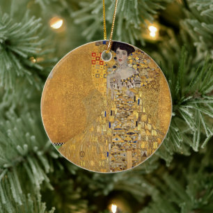 Décoration En Céramique Elégance d'or : Le chef-d'oeuvre de Gustav Klimt
