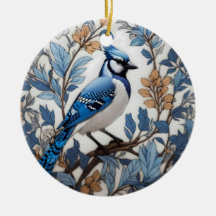 Décoration En Céramique Elégant Blue Jay William Morris inspiré