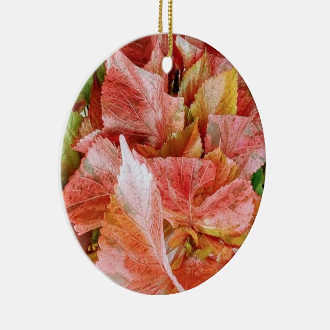 Décoration En Céramique Élégant floral rouge (Droite)