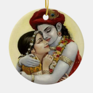 Décoration En Céramique Elegant Radhey Krishna Love