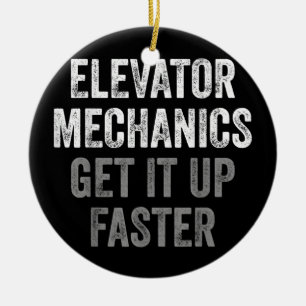 Décoration En Céramique Elevator Mechanic 