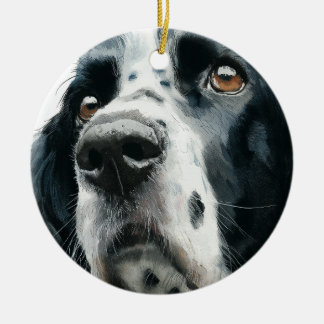 Décoration En Céramique English springer spaniel portrait